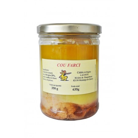 Cou farci au foie gras 635g