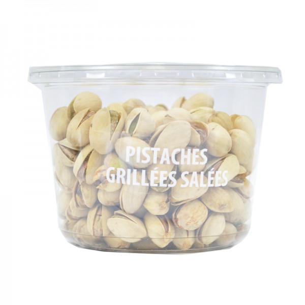 Pistaches coques grillées salées Barquette de 200g