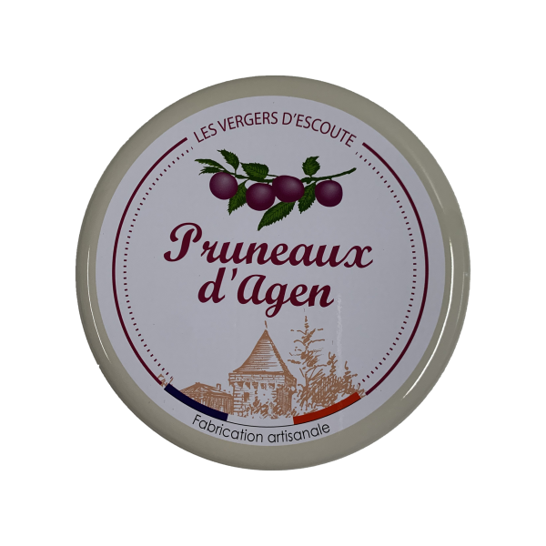 Pruneaux d'Agen Dénoyautés - Calibre 35/40 - Moyens - Boite Vintage en  vente dans la catégorie 100 % pruneau