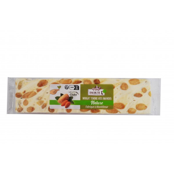 Barre nougat tendre aux abricots 100g - L'Artisan Nougatier