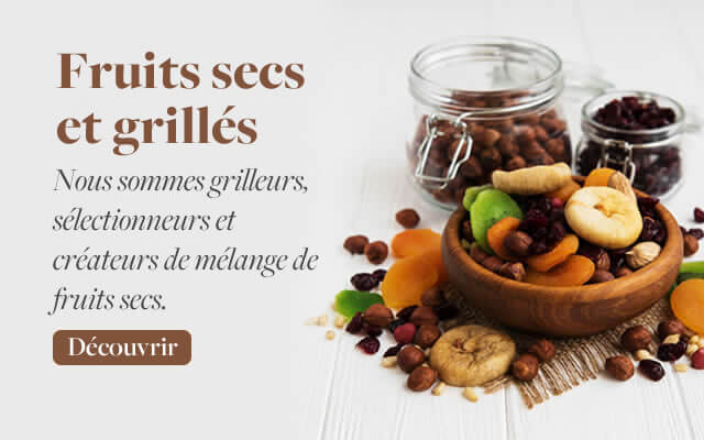 Mélange fruits secs grillés